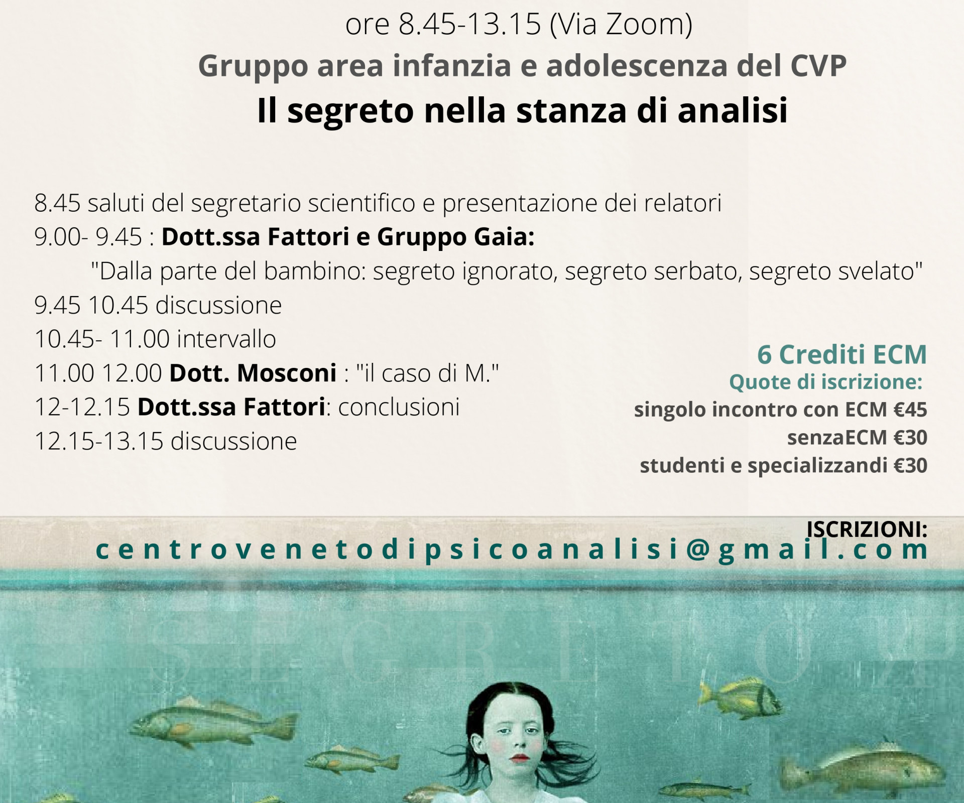 "Il segreto nel lavoro con bambini e adolescenti"